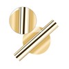 Kisangel 2pcs Wall Mounted Flower Vase Holder Metal Tube for