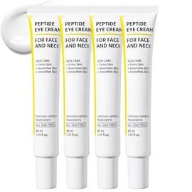 4PC Contorno de Ojos con Retinal, Péptidos y Probióticos, Crema Ojos Hidratante para Bolsas, Líneas Finas, Ojeras y Arrugas, Cuidado de La Piel Coreano, Eye Cream para Todo Tipo de Piel