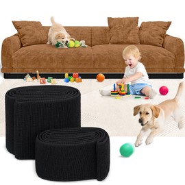 sunoyar Under Couch Blocker for Kids and Pets Toys, Elastic 3inch x 132inch