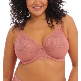 Elomi Women's Plus Size Priya Underwire Plunge Bra, Rosegold, 42H