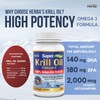 Herba Krill Oil Capsules - 120 Softgels | 1000mg of