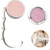 Bloomique 2PCS Handbag Hooks for Table, Foldable Round Purse Hook