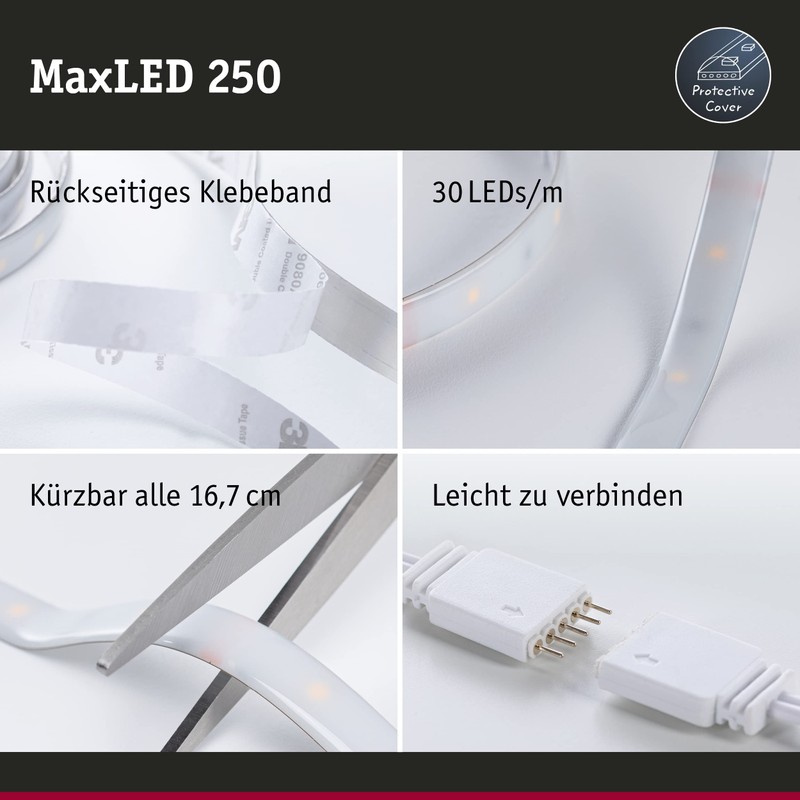 Paulmann MaxLED 250 Stripe 1 m RGBW IP44 Protect Co