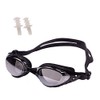 [ル モード デ トア] 度付きミラーレンズ スイミングゴーグル 度付きもあり 耳栓 サイズ調整クリップ ケース付