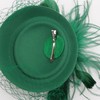 DRESHOW Fascinator Hats for Women Pillbox Hat with Veil Headband