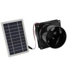 10W 12V Solar Powered Exhaust Fan for Round Pipe ABS