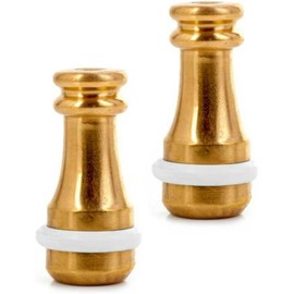 Solid Brass Pull Cord Weight Roman Blind with Rubber Ring Blind Cord Pull Handle Kitchen Hanging Switch for Bathroom Light Pull Blinds and Ceiling Fans Pack of 2.