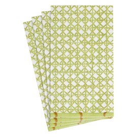 Caspari Trellis Paper Guest Towel Napkins - Two Packs of 15