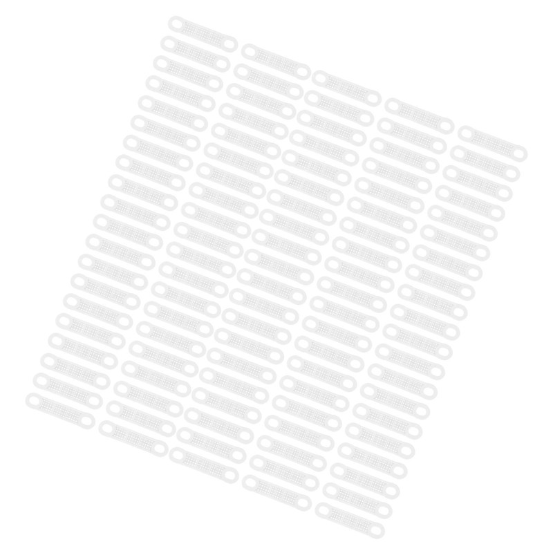 100pcs Clear Non Slip Silicone Clothes Hanger Grips Increased Friction