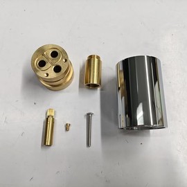 KES 1-inch Shower Body Extension, Including Extension of Handwheel and Valve Element for Three Function Chrome, LB6305-YC-CH