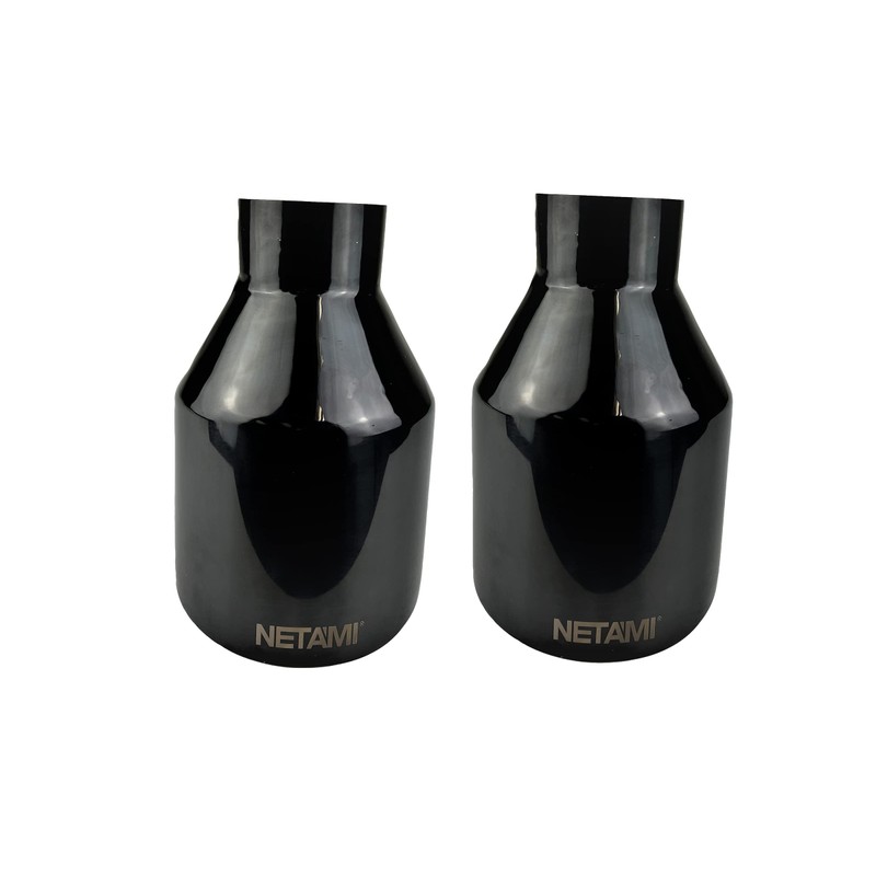 2.5" to 4" NETAMI Exhaust Tip Stainless Steel Double Wall