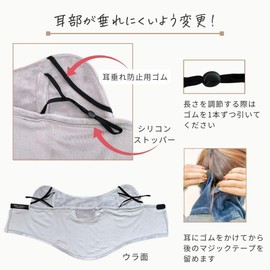 [White Beauty] Face Warmer CP Type UV Protection Face Warmer (For Autumn and Winter), navy