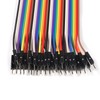 ALMOCN 120PCS Breadboard Jumper Dupont Wire,Multicolored 10cm 40pin Male to