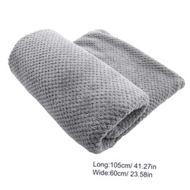 Gatuida Extra Absorbent Hair Drying Cap Quick Drying Fleece Towel Wrap for Wet Hair Reduces Frizz Breakage for Long Hair Comfortable Efficient Bath Use