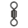 Ollud Fishing Tackle Rolling Swivel Black #14 50-Piece Set qb500186a01n0