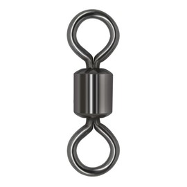 Ollud Fishing Tackle Rolling Swivel Black #14 50-Piece Set qb500186a01n0