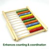 MAGIKON Wooden Counting Number Frame, 10 Rows Abacus for Learning