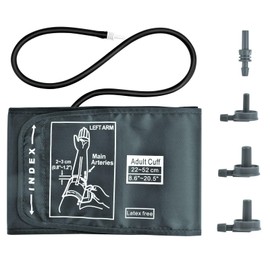 Extra Large Blood Pressure Cuff, Replacement Extra Large Cuff Applicable for 22-52CM Big Arm, Machine Not Included (Cuff with 4Pcs Extra Joints)