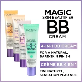 L'Oréal Paris Skin Beautifier Magic BB Cream, 4-in-1 Ultra-Light Lotion, Light, 30 mL
