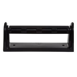 WALL MOUNTED KITCHEN ROLL RACK HOLDER DISPENSER PLASTIC - BLACK