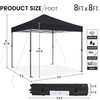 Yaheetech 8x8 Pop Up Canopy Easy Set-up Tent, Portable Outdoor