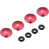 Kitaco Cap Bolt Cover, Universal, model: 0900-000-81102, red