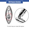 ODYSUNRAL Boat Quick Release Bimini Top Swivel Deck Hinge, 360