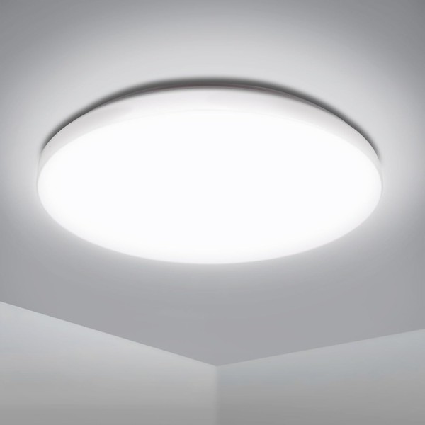 EXTRASTAR 12W Bathroom LED Ceiling Light, 1160LM, 81W Equivalent, IP54