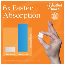 Doctor's Best High Absorption Magnesium Elemental, 240 Count