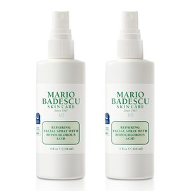 Mario Badescu Repairing HOCl Facial Spray with Hypochlorous Acid – Soothes & Hydrates Angry, Irritated Skin, Reduce Redness & Flare-Ups – pH Balancing, Non-Irritating Cleanser, 4 Fl Oz (Pack of 2)