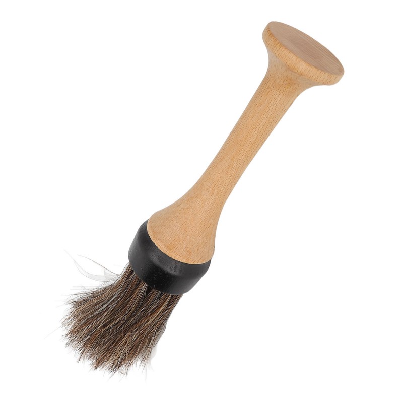 Wooden Neck Duster Brush Broken Hair Cleaning Sweep Hairdresser Neck