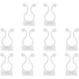 Calsgkspray 10 Pcs Plant Climbing Wall Self-Adhesive Fixed Clip Climbing Vine Vegetable Hook Garden Clip Hanging Stora Wire Home Sticky Plant Support Structures