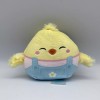 Squishmallows 2022 Aimee The Chick Overalls Backpack Clip 3.5" Soft