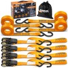KODIAK STRAPS Ratchet Straps Heavy Duty Tie Down Strap Set