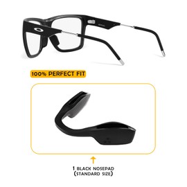 Regular Size Nose Pads Replacement for Oakley Nxtlvl OO9249 OX8028/Portal X OO9460/Portal OO9446 Eyeglasses Frame, Silicone Soft Nose Pieces