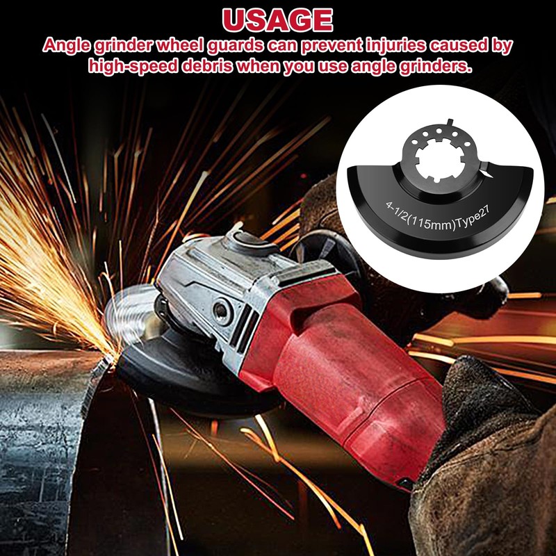 Angle Grinder Wheel Guard 43-54-0155 Fits for Milwaukee 6130-33 Small