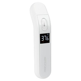 ProfiCare PC-FT 3095 Forehead Thermometer, Fever Thermometer, Infrared Thermometer for Babies, Children and Adults, 3-Colour LCD Fever Tray, High Measuring Range, White