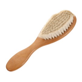 Healeved Infant Hair Comb Boys and Girls Hair Brush Shampoo Brush Wooden Handle Comfortable for Toddlers