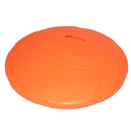 FURRY LOVE - Frisbees for Dogs | Flippy Flopper Dog Frisbee | Durable Rubber Flying Disc Toy | Frisbee Fabric Outdoor Training Toy | Great for Beach & Pool | Gentle On Dog's Teeth & Gums