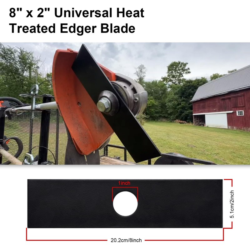 iGreely 5 Pack Edger Blades 1 Inch Center Hole 8"