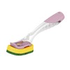 Chux DishWand Heavy Duty Handle, Soap Dispensing Dishwand with Angled