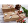 LOKIPA 12 PCS Artificial Picks Christmas Artificial Pine Cones Christmas