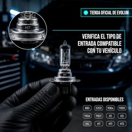 EVOLUM GOLDEN - Luces Led para Auto - 22,000 lumenes - Faros para Coche - Sistema CanBus - Resistencia al Agua - Haz de Luz Perfecto - Cuerpo de Aluminio de Alta Calidad - Luz Blanca (H4)