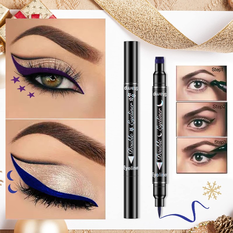 Erinde 6 Colours Liquid Eyeliner Set, Colourful Eye Liner Stick,