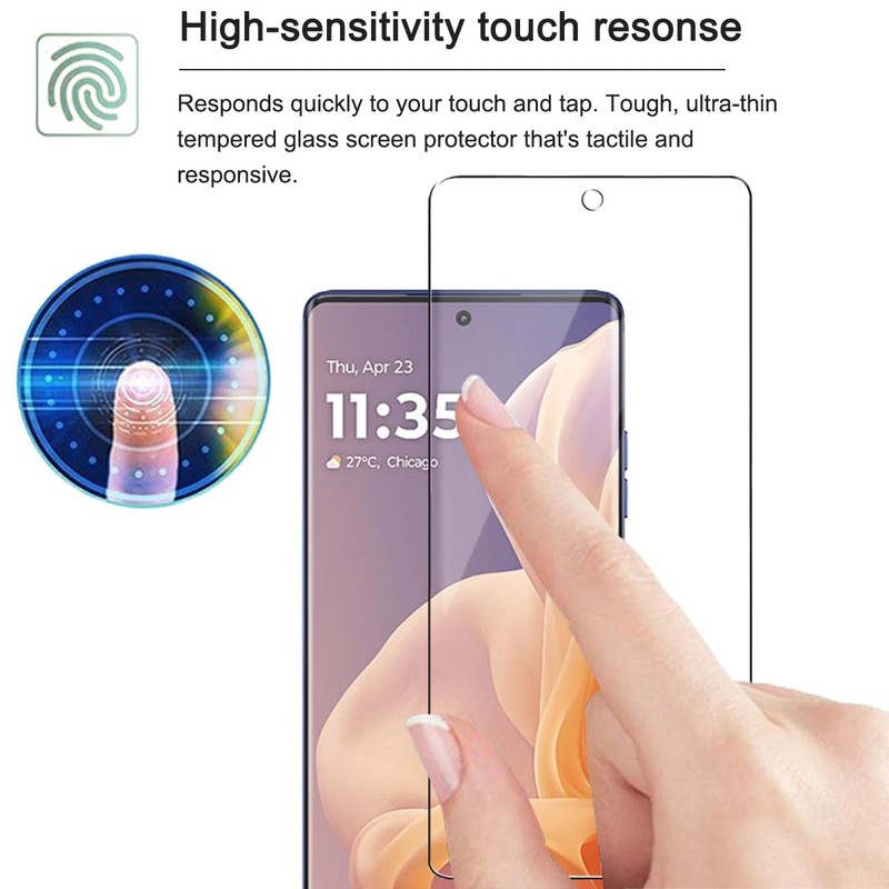 carinacoco 3 Pack Elastic Skin Screen Protector for Motorola Moto