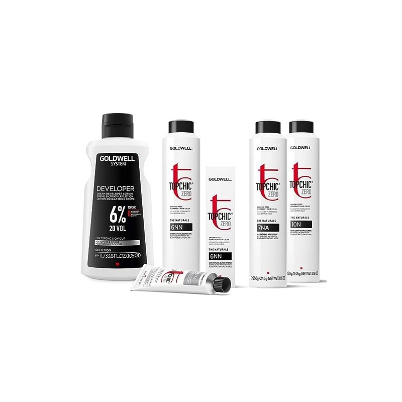 GOLDWELL Topchic Zero 7NA Mid Natural Ash Blonde Can 250ml