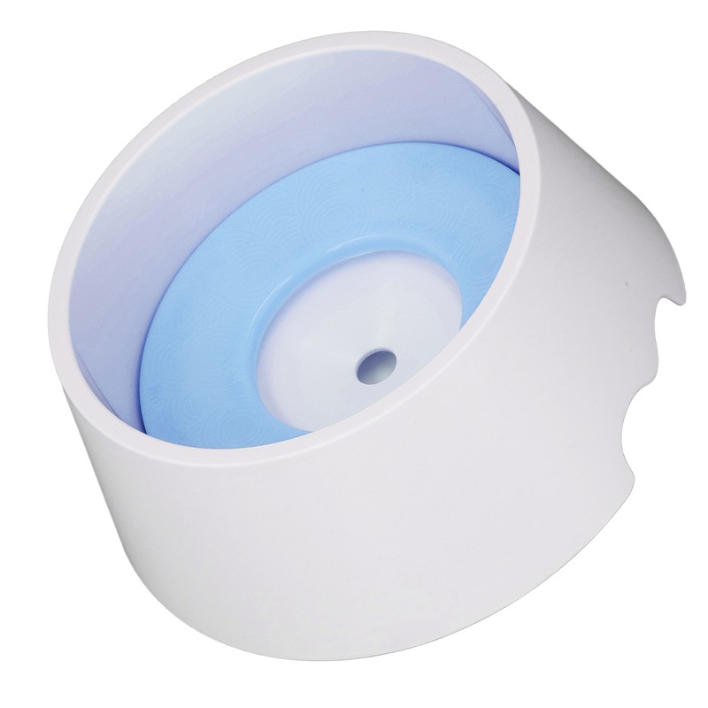 Pet Slow Water Feeder Splash Proof Prevent Slip Raised Water