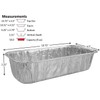 3 lb. Disposable Aluminum Foil Loaf Bread Baking Cooking Pan