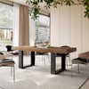 STHOUYN Farmhouse Rustic Extendable Dining Room Table for 8 10,