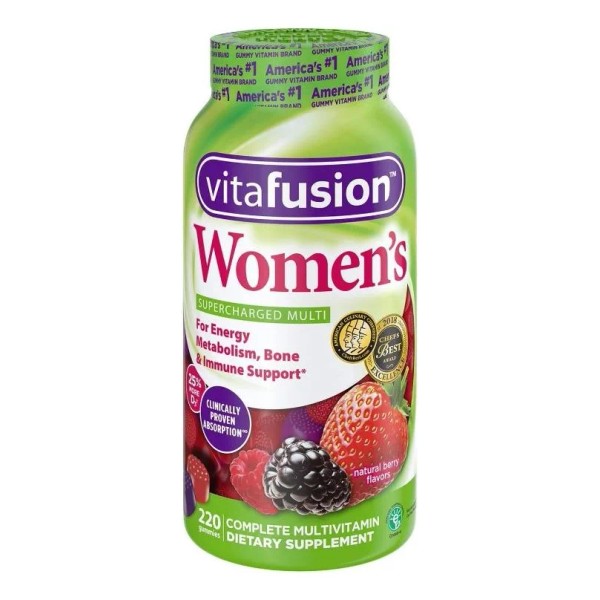 Vitafusion Multivitaminico Mujer Vitafusion Energia Metabolismo 220 Gom Sabor Neutro